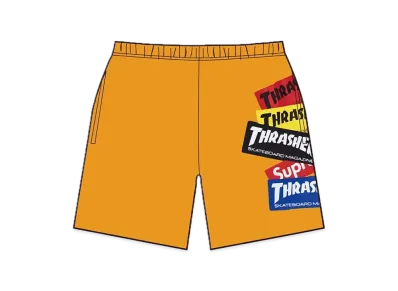 Supreme / Thrasher® Multi Logo Sweatshort "Gold"