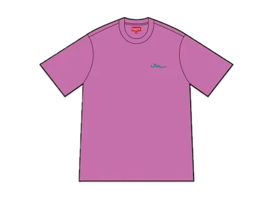 Supreme Arabic Logo Washed S/S Tee "Pink"