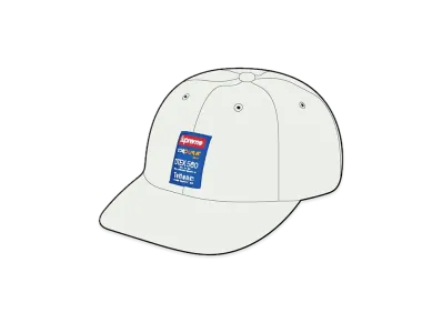 Supreme Cordura® Teflon Label 6-Panel "White"