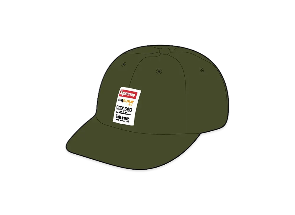 Supreme Cordura® Teflon Label 6-Panel "Olive"