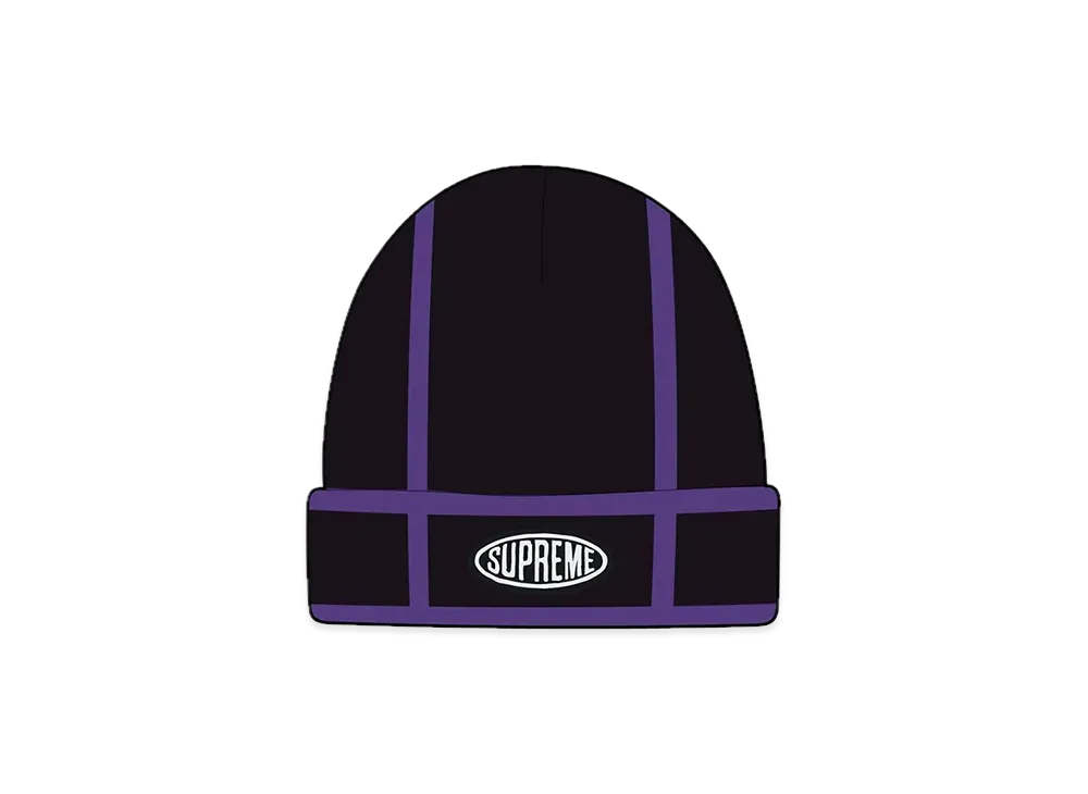 Supreme Grid Beanie "Black"