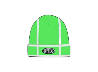 Supreme Grid Beanie "Lime"
