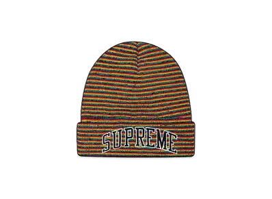 Supreme Rainbow Stripe Beanie "Multi"
