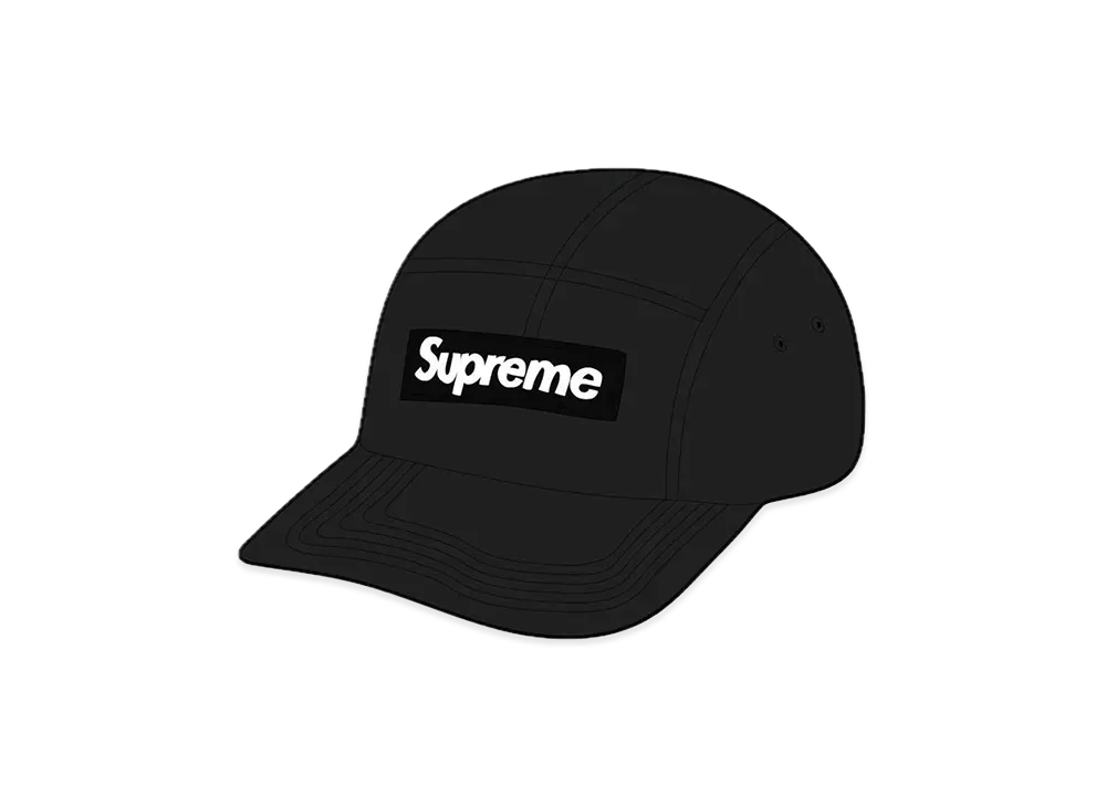 Supreme Camo Ripstop Camp Cap "Black"