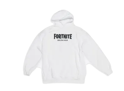 Balenciaga FORTNITE©2021 HOODIE MEDIUM FIT "White"