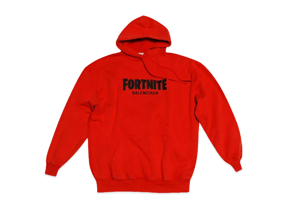 Balenciaga FORTNITE©2021 HOODIE MEDIUM FIT "Red"