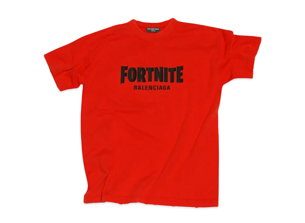 BalenciagaFORTNITE©2021 MEDIUM FIT T-SHIRT "Red"