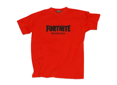 BalenciagaFORTNITE©2021 MEDIUM FIT T-SHIRT "Red"