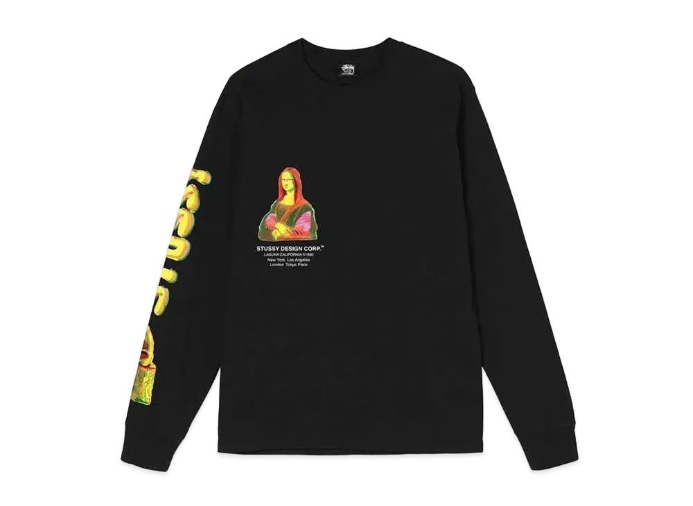 Stussy GALLERY LS TEE "Black"