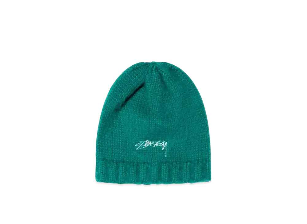 Stussy FUZZY RIBBED BEANIE "Teal"