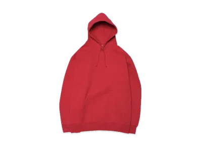 Supreme Embossed Logos Hooded Sweatshirt "Red"