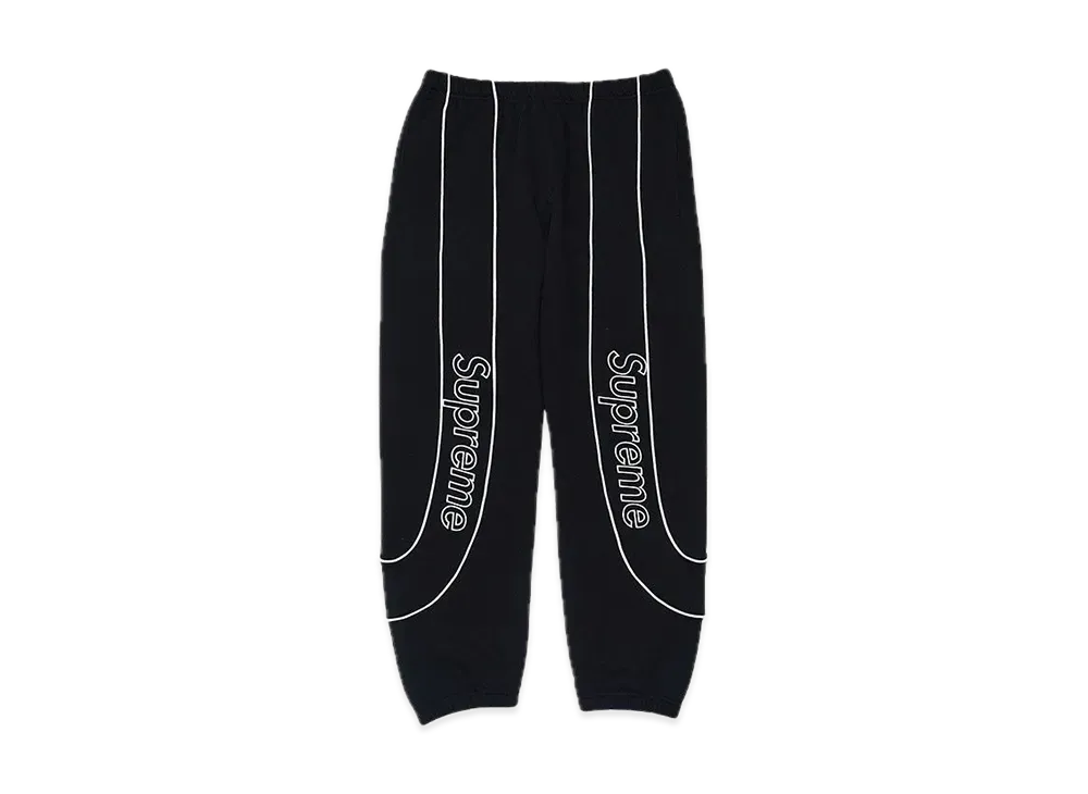Supreme Track Paneled Sweatpant "Black"
