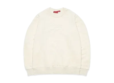 Supreme Cutout Logo Crewneck "Natural"