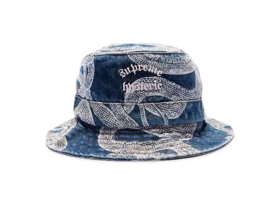 Supreme x HYSTERIC GLAMOUR Snake Denim Crusher "Blue"