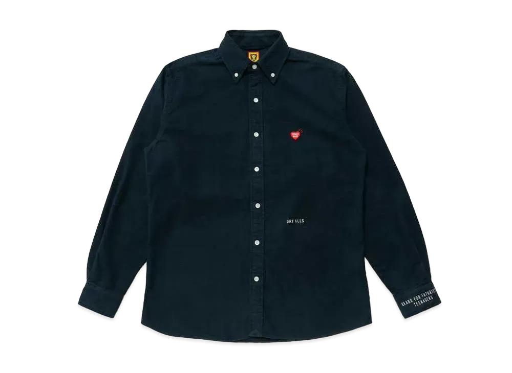 ヒューマン メイド フランネル シャツ "ネイビー"