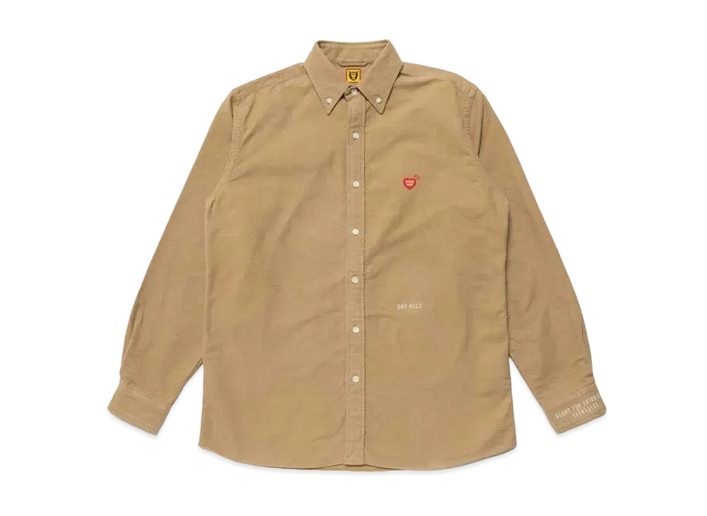 ヒューマン メイド フランネル シャツ "タン"