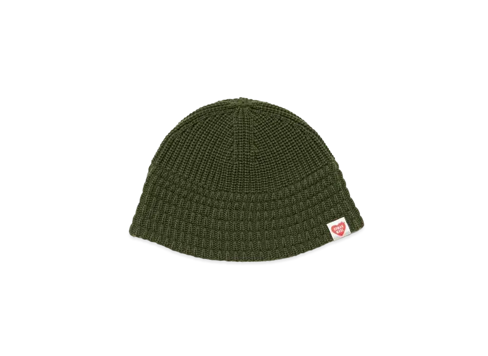 HUMAN MADE KNIT HELMET CAP "Olive"