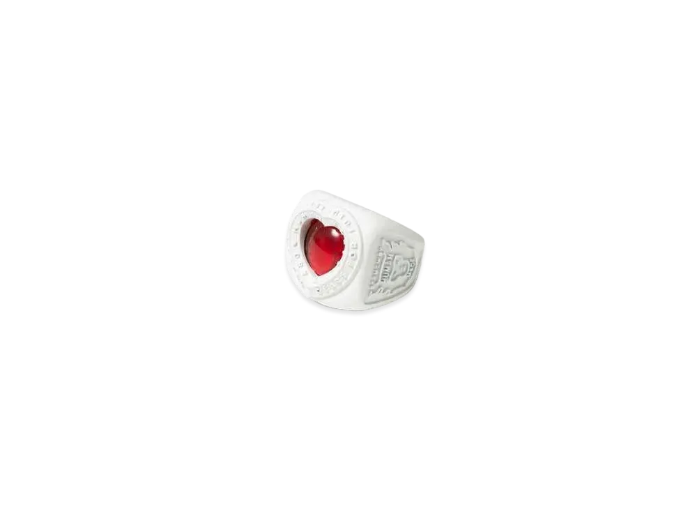 HUMAN MADE HEART COLLEGE RING "White"