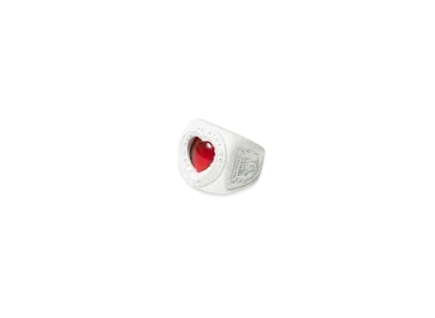 HUMAN MADE HEART COLLEGE RING "White"