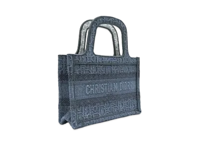 Dior Denim Book Tote Bag "Blue"