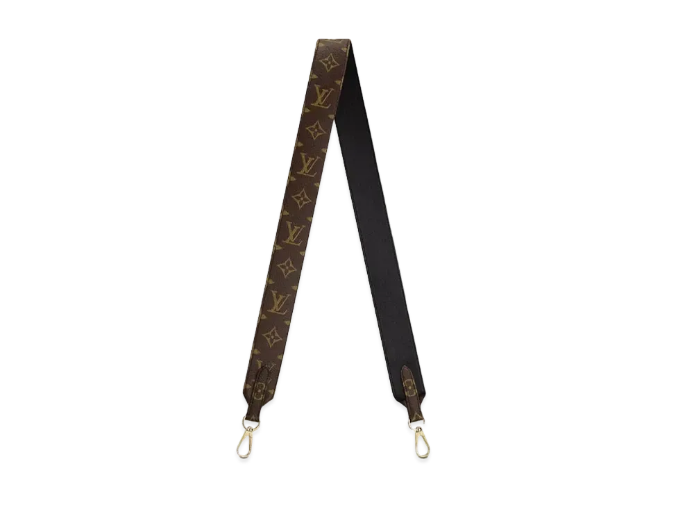 ルイヴィトン ショルダーストラップ（調整不可、幅4cm） "ノワール" J02288