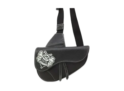 Dior × Shawn Stussy Saddle Bag "Black"