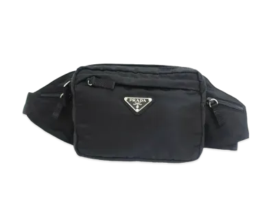 PRADA Nylon Belt Bag "Black"