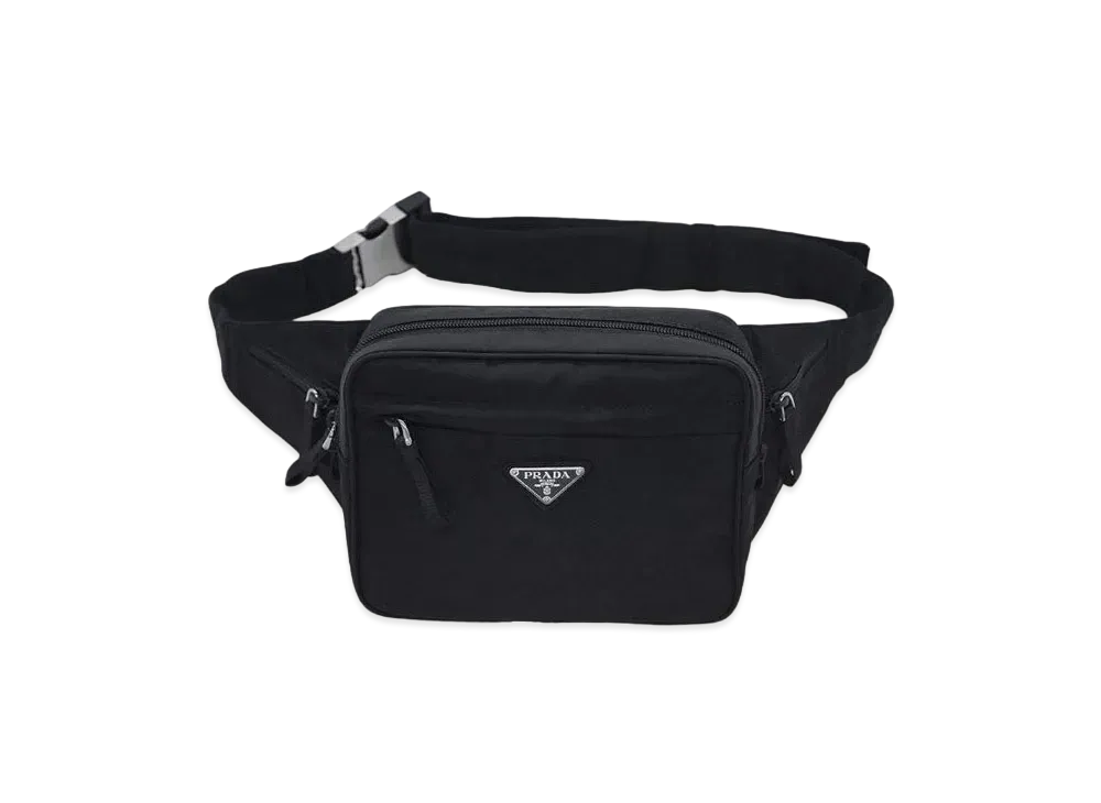 PRADA Nylon Belt Bag "Black"