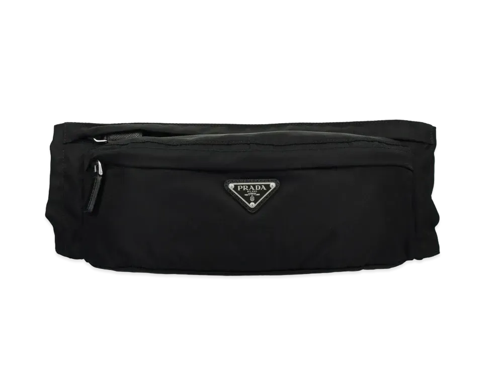 PRADA Nylon Belt Bag "Black"