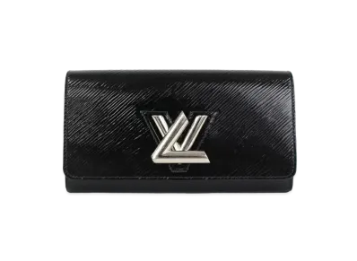 Louis Vuitton Epi Portefeuille Twist Long Wallet "Noir"