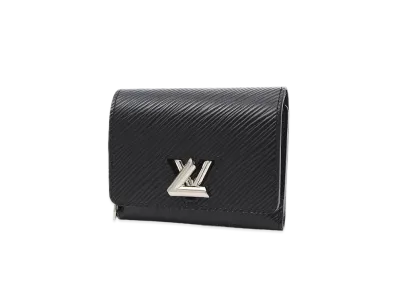 Louis Vuitton Twist Compact XS Wallet Epi "Noir"