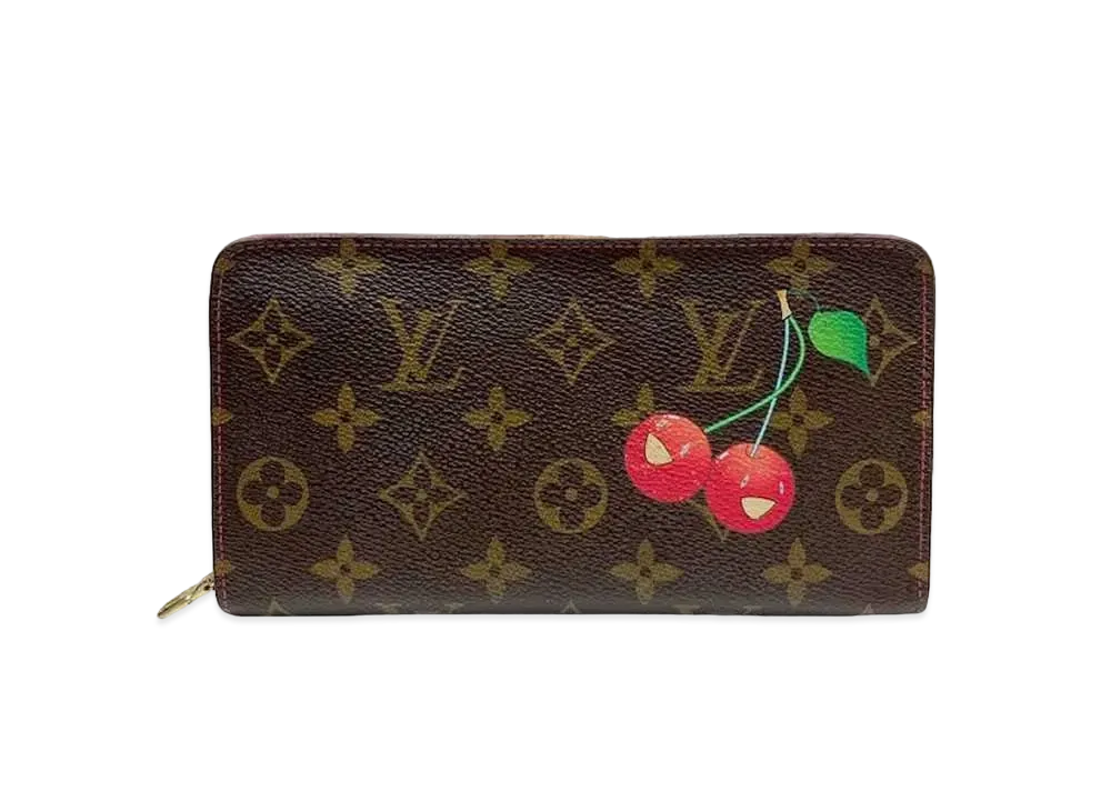 Louis Vuitton x Takashi Murakami Porte Monnaie Zip Wallet Monogram Cherry