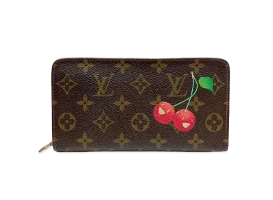 Louis Vuitton x Takashi Murakami Porte Monnaie Zip Wallet Monogram Cherry