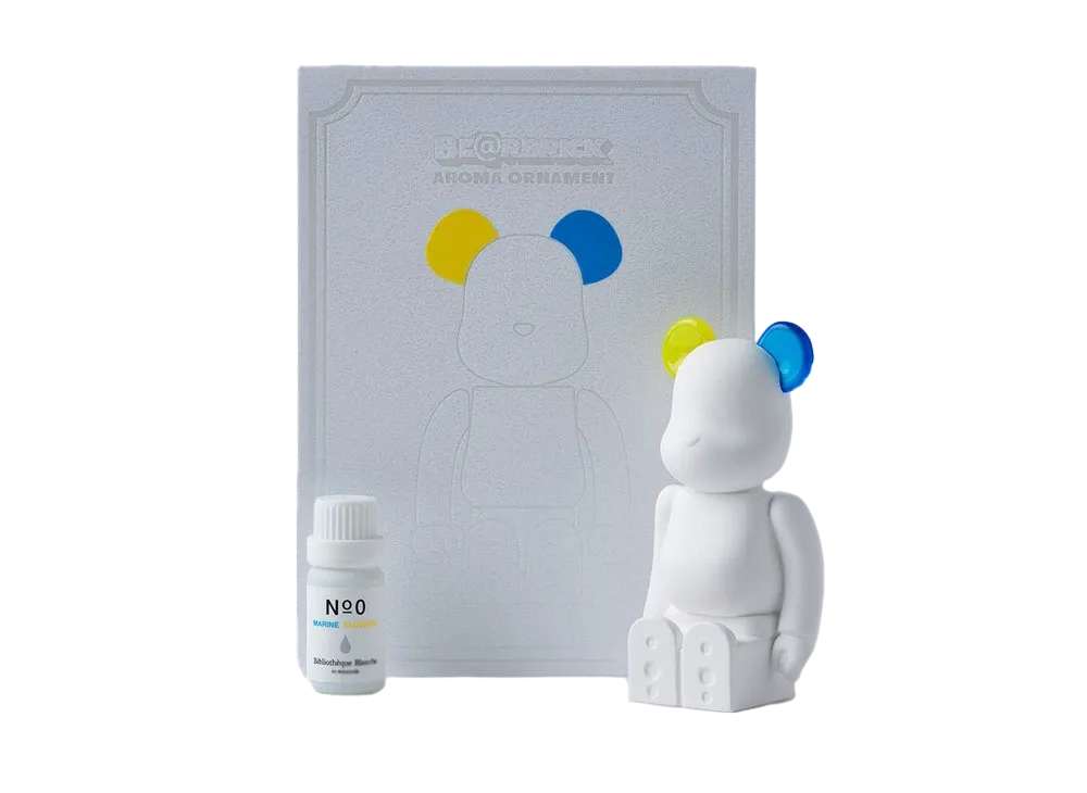 Bearbrick AROMA ORNAMENT No.0 COLOR W-DOUBLE YELLOW BLUE
