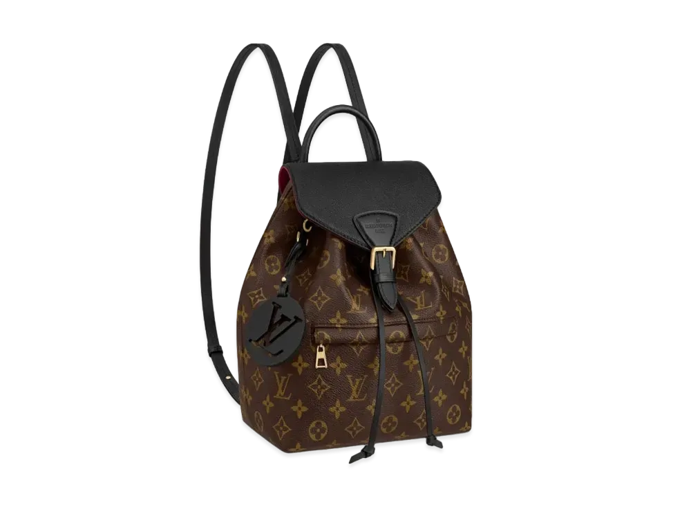 Louis Vuitton Monogram Canvas/Colored leather Montsouris NM PM