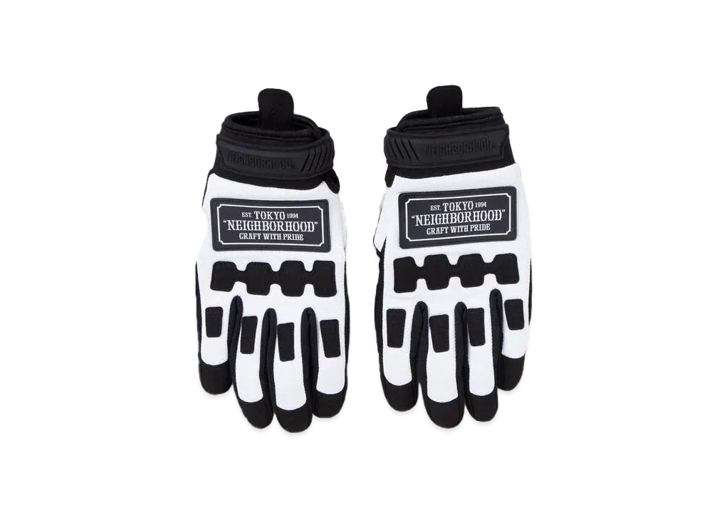 NEIGHBORHOOD RACING / ENP-GLOVE "White"