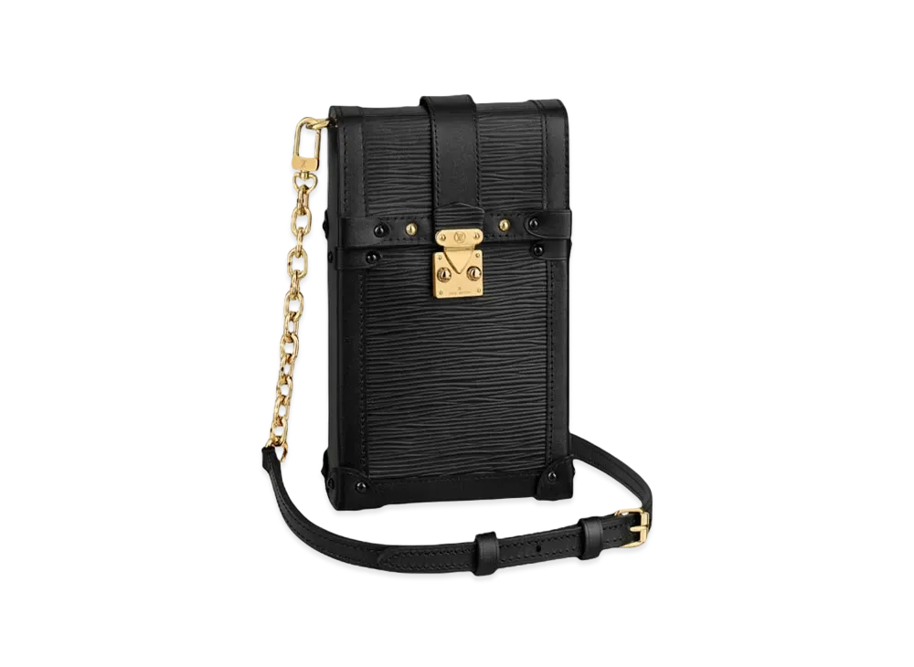Louis Vuitton Epi Leather Pochette Vertical Trunk "Noir"