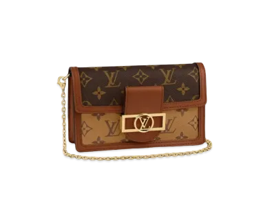 Louis Vuitton Dauphine Chain Wallet Monogram