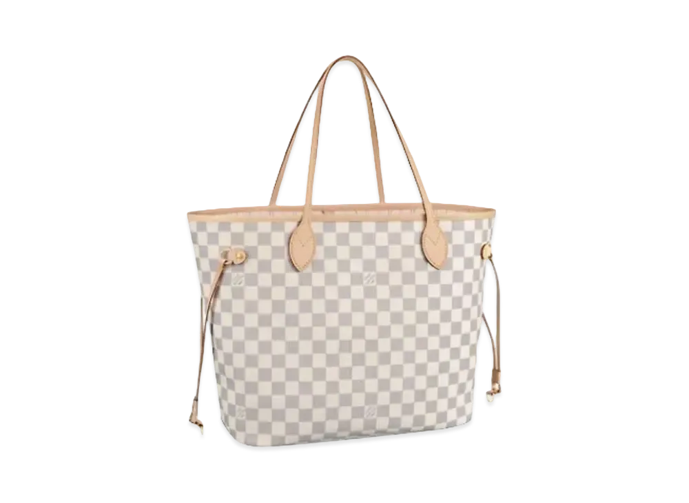 Louis Vuitton Damier Azur Neverfull MM "Beige"