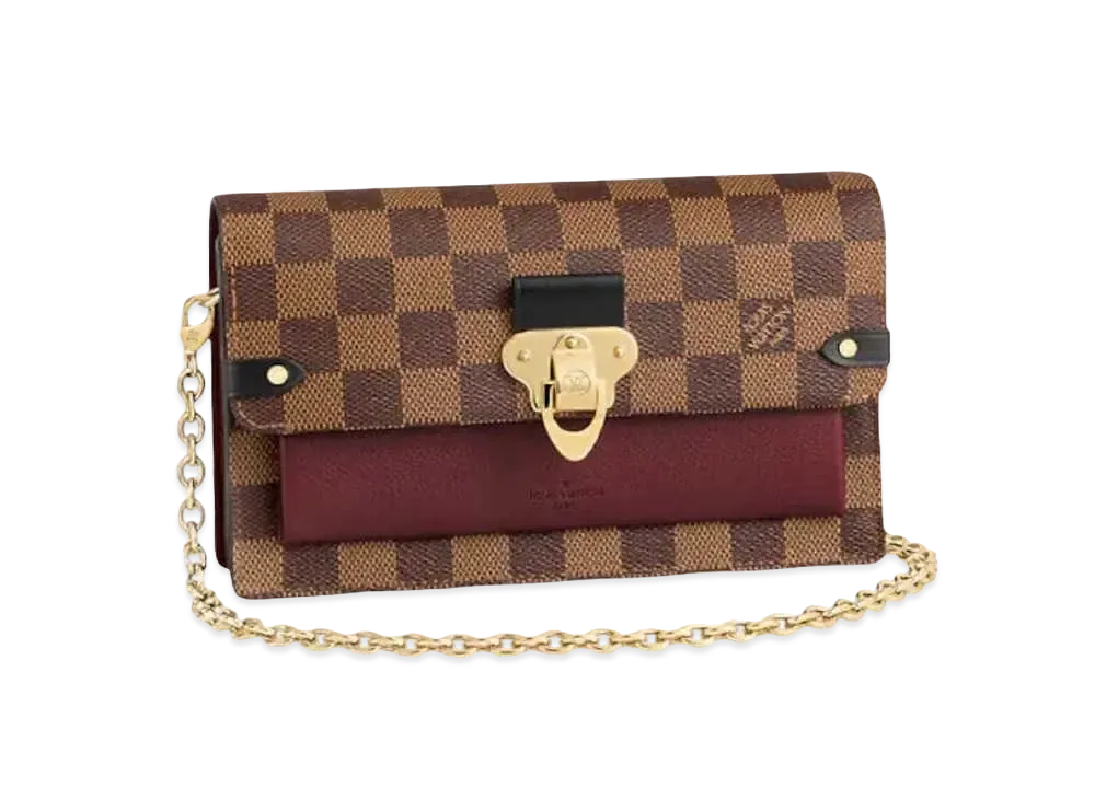 Louis Vuitton Vavin Chain Wallet Damier Ebene