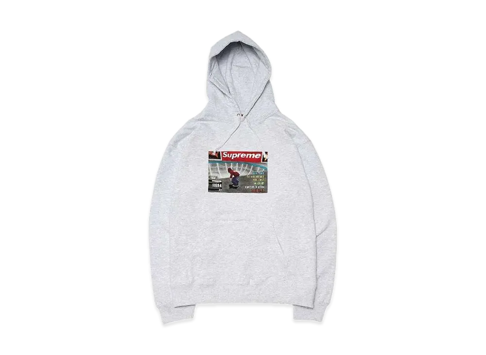 シュプリーム スラッシャー フーディー スウェットシャツ "アッシュ グレー"