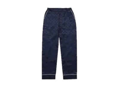 Supreme / Louis Vuitton Jacquard Silk Pajama Pant "Navy"