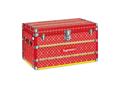 Supreme / Louis Vuitton Malle Courrier 90 Trunk "Red"