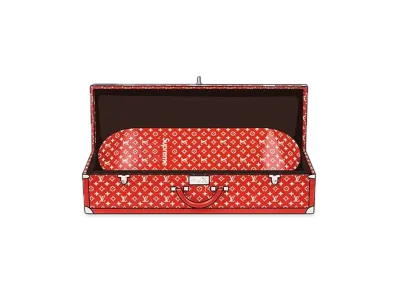 Supreme / Louis Vuitton Boite Skateboard Trunk "Red"