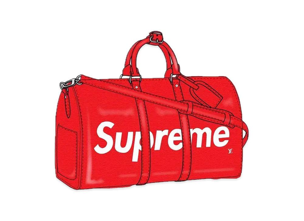 Supreme / Louis Vuitton Keepall 45 "Red"