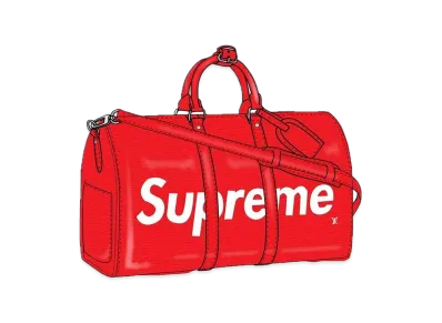 Supreme / Louis Vuitton Keepall 45 "Red"