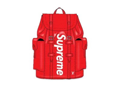 Supreme / Louis Vuitton Christopher Backpack "Red"
