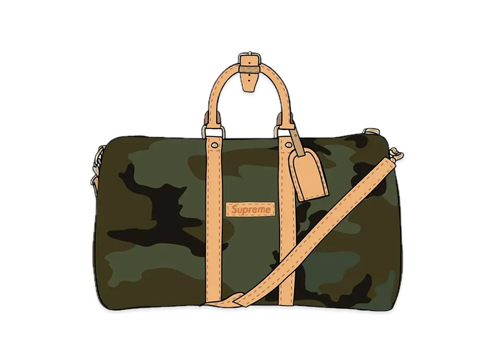 Supreme / Louis Vuitton Keepall 45B "Camo"