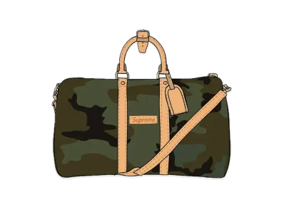 Supreme / Louis Vuitton Keepall 45B "Camo"