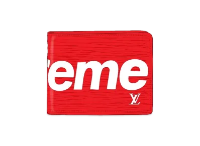 Louis Vuitton x Supreme PF Brazza "Red"